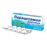 ПАРАЦЕТАМОЛ-ДАРНИЦА таблетки по 500 мг №10 (10х1)